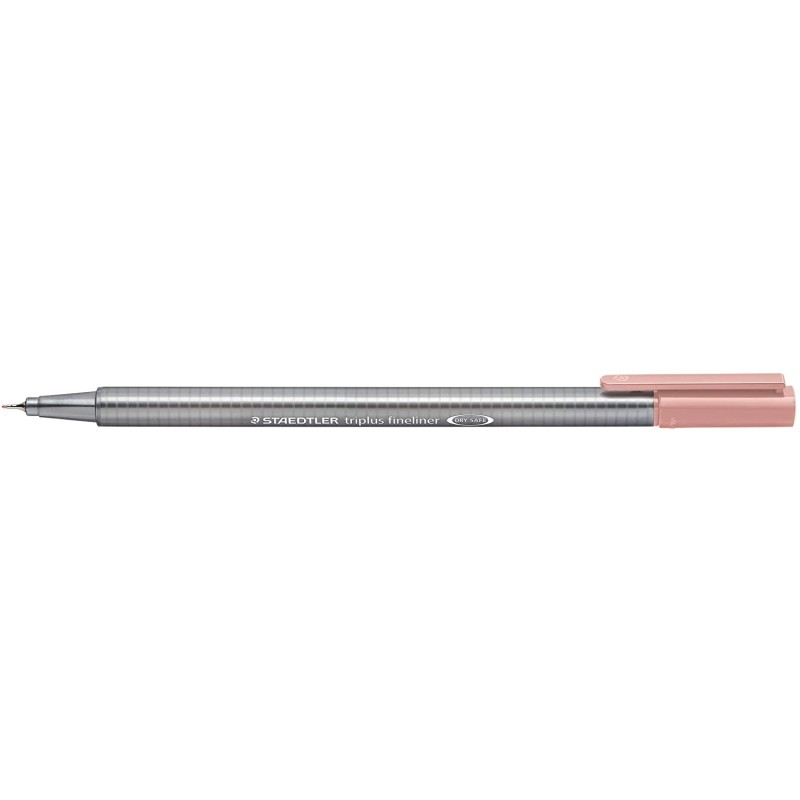 Fineliner Staedtler Triplus 334 - Lot de 10 - Rose antique 0,3 mm