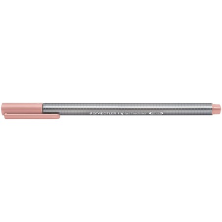 Fineliner Staedtler Triplus 334 - Lot de 10 - Rose antique 0,3 mm