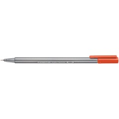 Fineliner Staedtler Triplus 334 - Lot de 10 - Rouge écarlate 0,3 mm