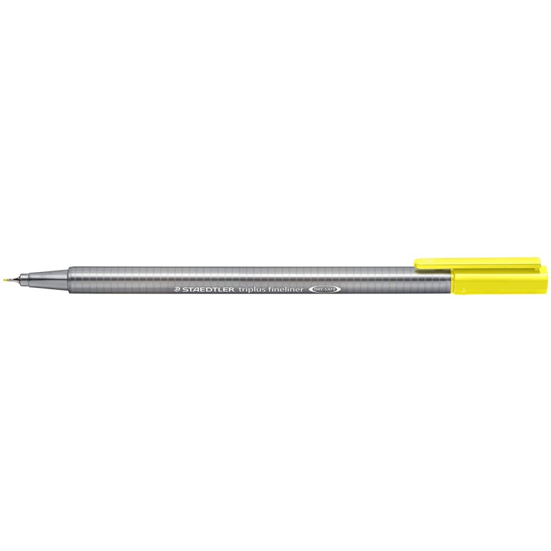 Fineliner Staedtler Triplus 334 - Lot de 10 - Jaune clair 0,3 mm

