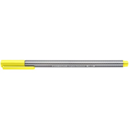 Fineliner Staedtler Triplus 334 - Lot de 10 - Jaune clair 0,3 mm

