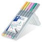 Fineliner Staedtler - Lot de 6 stylos de papeterie