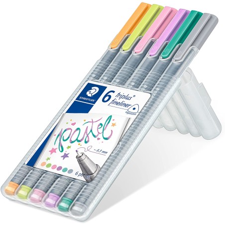 Stylos Fineliner Staedtler - Lot de 6