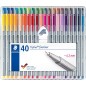 Staedtler Trpl. 40 Feutres Fins Assortis