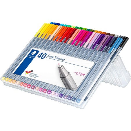 Staedtler Trpl. 40 Feutres Fins Assortis