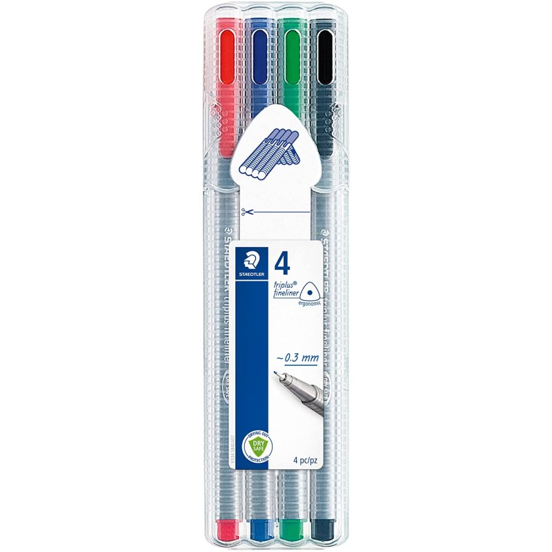 Stylos fineliner | Staedtler - lot de 4