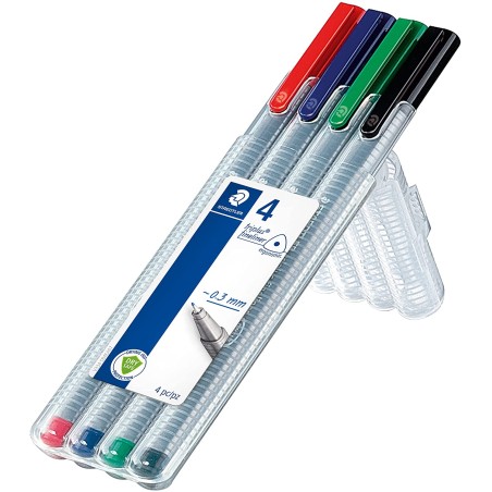 Stylos fineliner | Staedtler - lot de 4