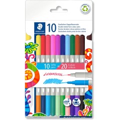 ✅ Staedtler Noris 3280 Lot de 10 feutres en stock