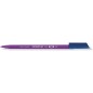 LOT de 10 Staedtler Noris 326 Marqueur à pointe fine - Course 1 mm environ - Pot à base d'eau - Couleur violette