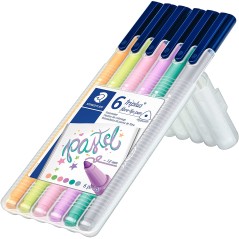 Staedtler TriplusColor323 Lot de 6 marqueurs