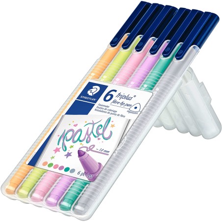 Staedtler TriplusColor323 Lot de 6 marqueurs