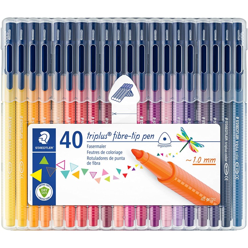 Staedtler TriplusColor323 Lot de 40 marqueurs
