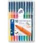 Staedtler TriplusColor323 Lot de 10 marqueurs