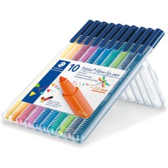 Staedtler TriplusColor323 Lot de 10 marqueurs
