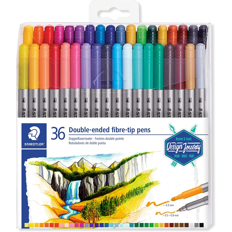 Staedtler 3200 Lot de 36 marqueurs
