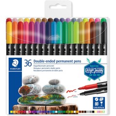 ✅ Staedtler 3187 Lot de 36 marqueurs couleur en stock