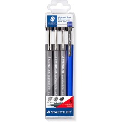 ✅ Staedtler Pack de 3 Marqueurs Calibrés + 1 Portemine couleur en stock