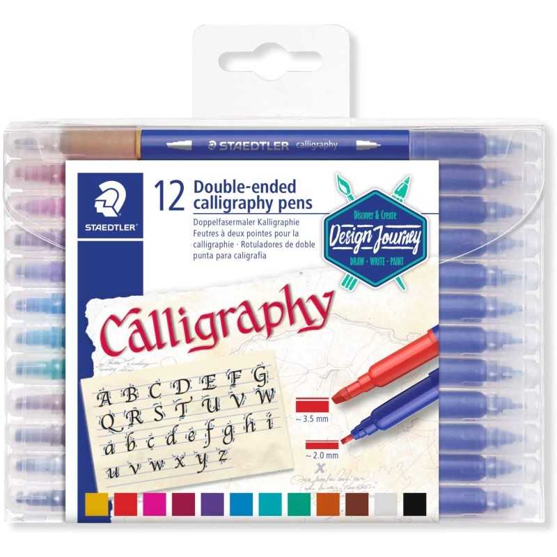 Stylos calligraphie Staedtler 3005 - Lot de 12 papeterie