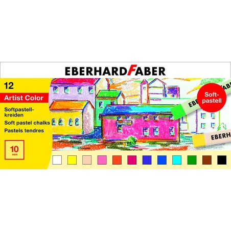 ✅ Staedtler Lot de 12 Craies Pastel Douces couleur en stock