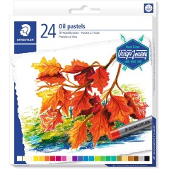 ✅ Staedtler Oil Pastels 24 Couleurs Brillantes couleur en stock