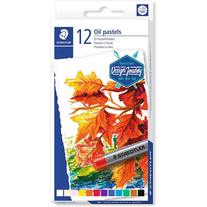 Staedtler Oil Pastels 12 Couleurs Brillantes Staedtler Oil Pastels 12 Couleurs Brillantes
