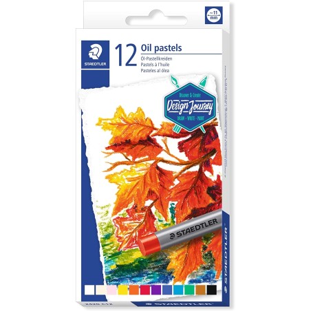 ✅ Staedtler Oil Pastels 12 Couleurs Brillantes couleur en stock
