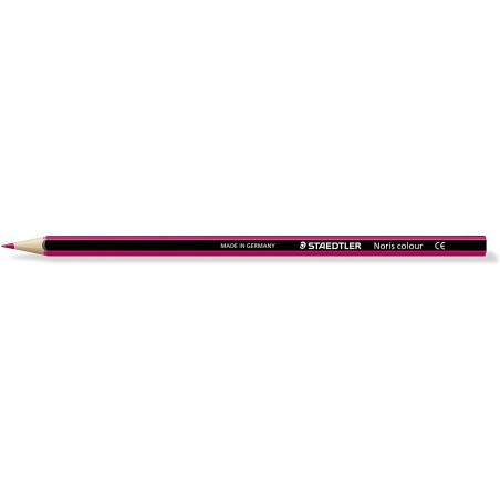 ✅ 12 Staedtler Noris Color 185 Crayons Fuchsia couleur en stock