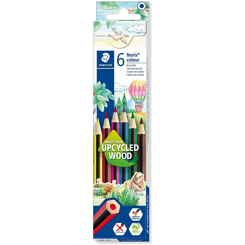 Staedtler Noris Color 185 Lot 6 Crayons