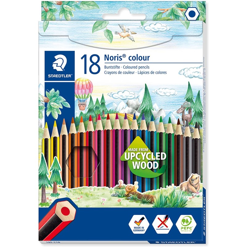 Staedtler Noris Color 185 Lot 18 Crayons