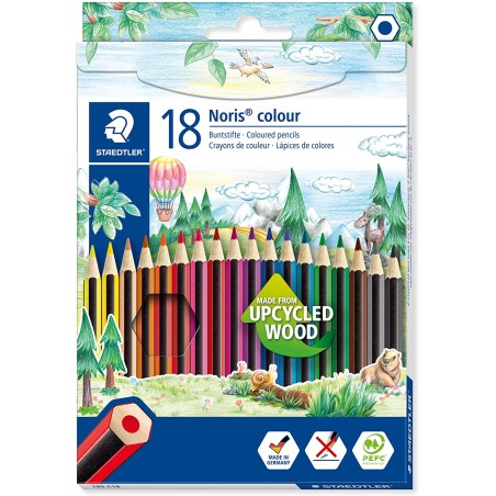 ✅ Staedtler Noris Color 185 Lot 18 Crayons couleur en stock