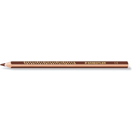 ✅ Staedtler Jumbo Noris 128 lot de 12 Crayons Marron couleur en stock