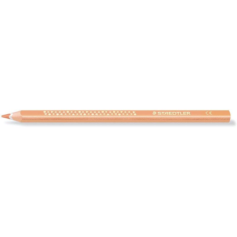12 Staedtler Jumbo Noris 128 Crayons Beige