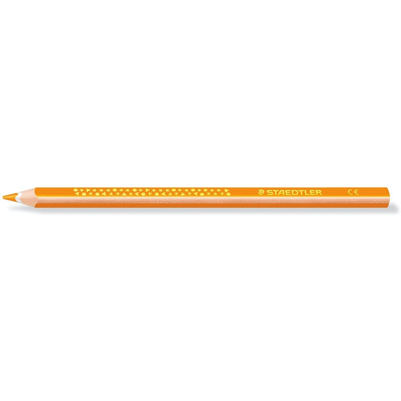 Staedtler Jumbo Noris 128 lot de 12 Crayons Orange