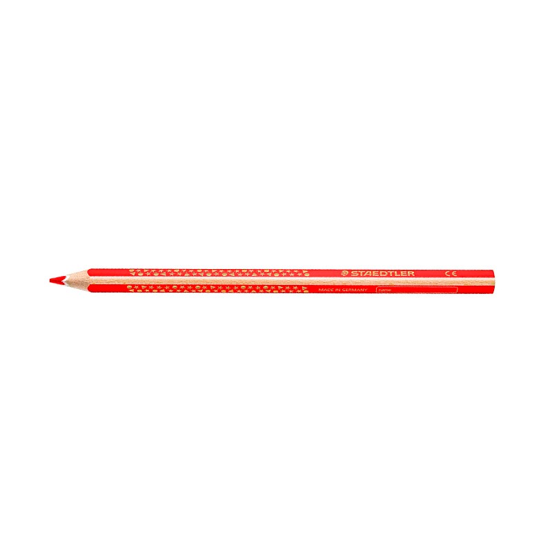 Staedtler Jumbo Noris 128 lot de 12 Crayons Rouges