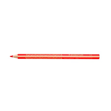 ✅ Staedtler Jumbo Noris 128 lot de 12 Crayons Rouges couleur en stock