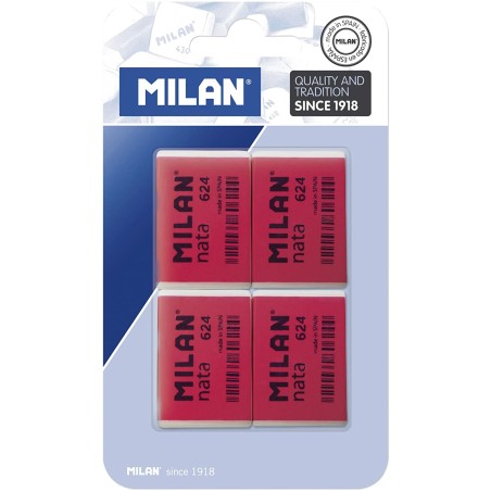 Gomme Milan Nata 624 non abrasive pack de 4