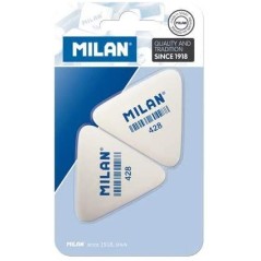 Gomme souple Milan 428 lot de 2 pour papeterie