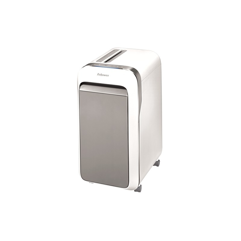 Fellowes LX221 Destructeur de papier manuel Micro-Cut - Détruit jusqu'à 20 feuilles - 30L - Blanc