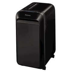 ✅ Fellowes LX221 Destructeur de papier manuel Micro-Cut - Détruit jusqu'à 20 feuilles - 30L - Couleur noire co en stock