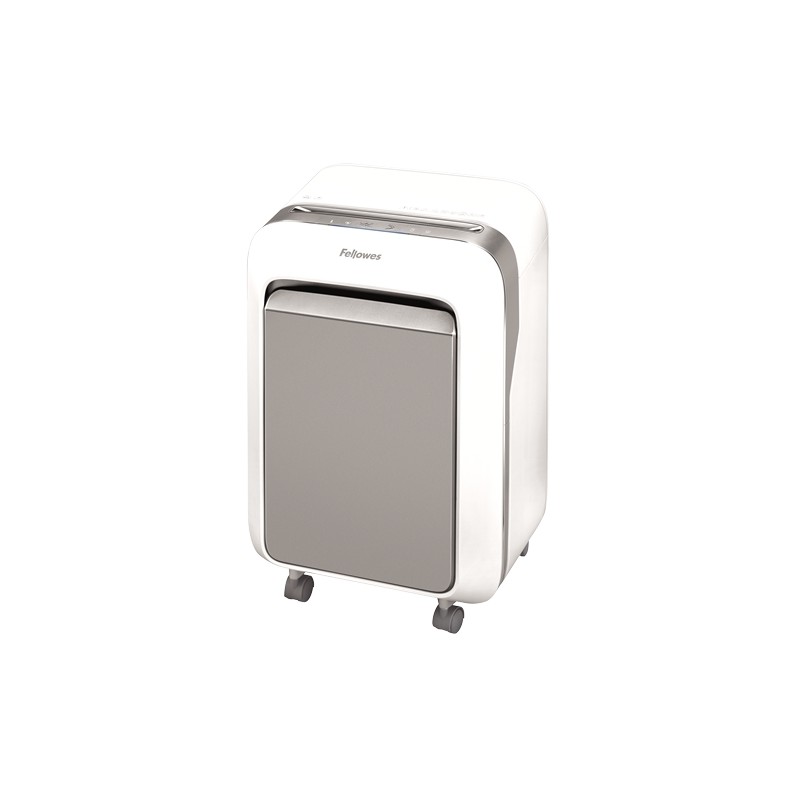 Fellowes LX211 Destructeur de papier manuel Micro-Cut - Détruit jusqu'à 15 feuilles - 23L - Blanc
