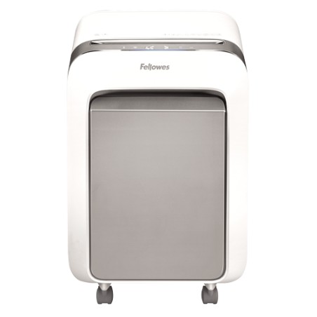 Fellowes LX211 Destructeur de papier manuel Micro-Cut - Détruit jusqu'à 15 feuilles - 23L - Blanc