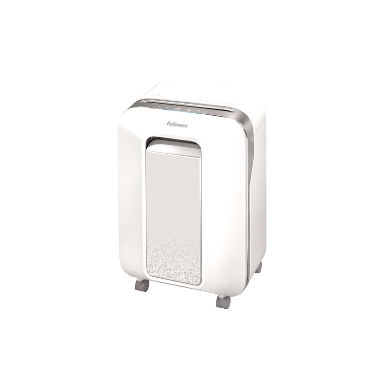 Fellowes LX201 Destructeur de papier manuel Micro-Cut - Détruit jusqu'à 12 feuilles - 22L - Blanc