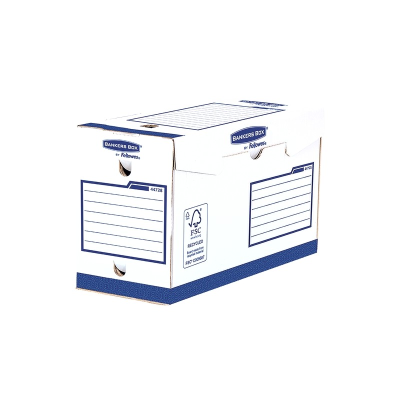 Fellowes Bankers Box Basic Lot de 20 boîtes de classement finales A4+ 150 mm - Extra solide - Assemblage manuel - Carton