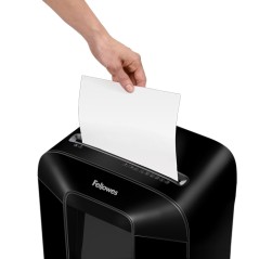 ✅ Fellowes LX85 Destructeur de papier manuel à coupe particulaire - Détruit jusqu'à 12 feuilles - 19L couleur en stock