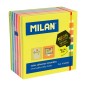 Bloc Milan de 400 Notes Autocollantes Néon - Amovibles - 76mm x 76mm - Couleurs Assorties Bloc Milan de 400 Notes Autocollantes Néon - Amovibles - 76mm x 76mm - Couleurs Assorties