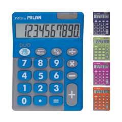 calculatrices Milan couleurs assorties