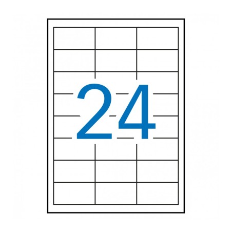 ✅ Apli White Labels permanents 64,6 x 33,8 mm - 100 feuilles - Résistant aux intempéries en stock