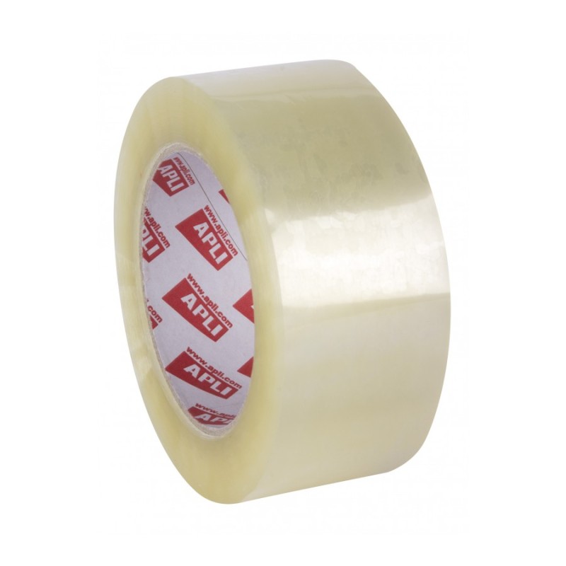 LOT de 36 rouleaux Apli Acrylique Transparent - PP - Brillant - 48 mm x 132 m 25 m