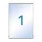 Etiquettes permanentes transparentes Apli 210 x 297 mm - 10 feuilles
