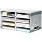 Trieur de bureau Fellowes Bankers Box - Assemblage automatique Fastfold - Carton recyclé certifié FSC - Couleur grise